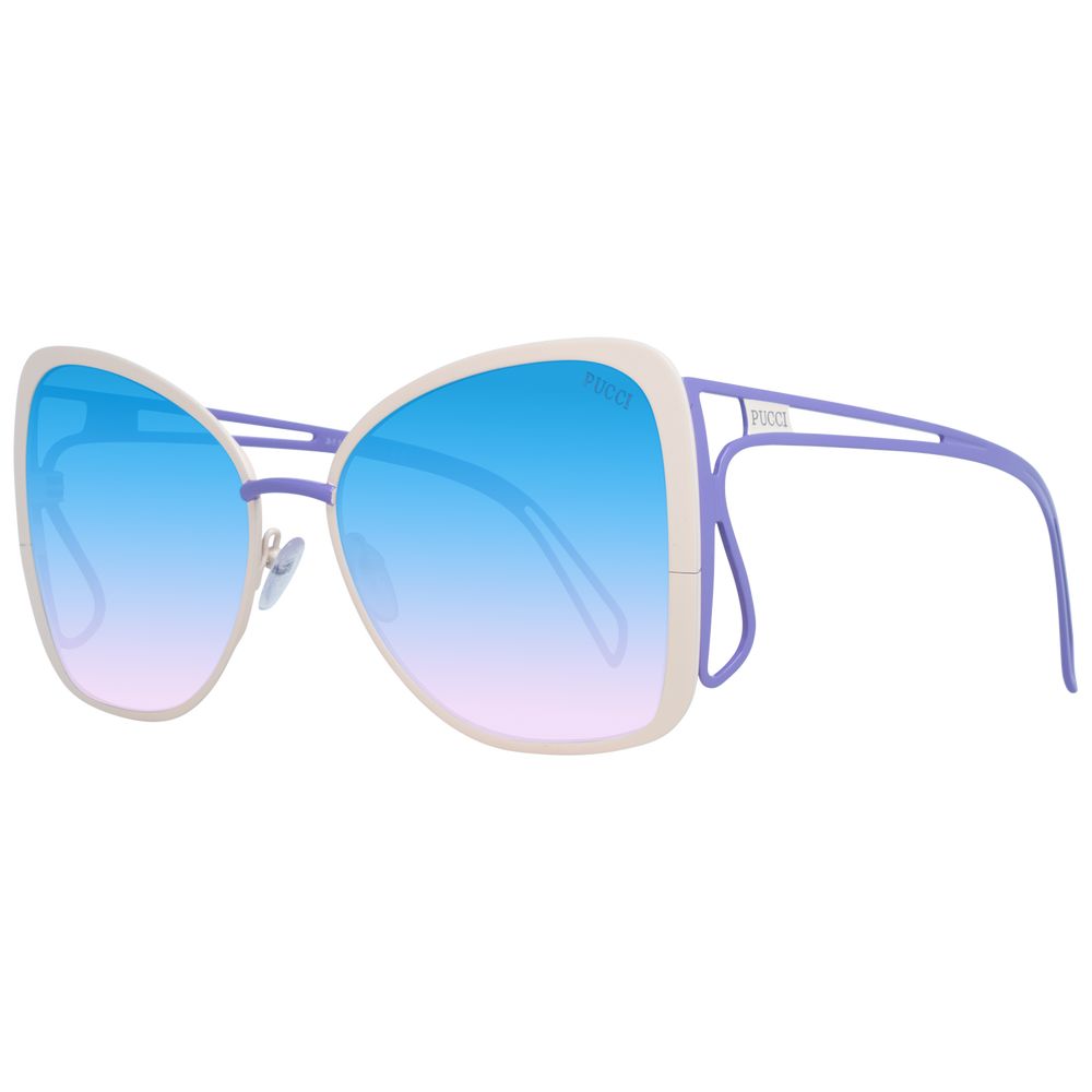 Emilio Pucci Beige Metal Sunglasses - Luxe Nova