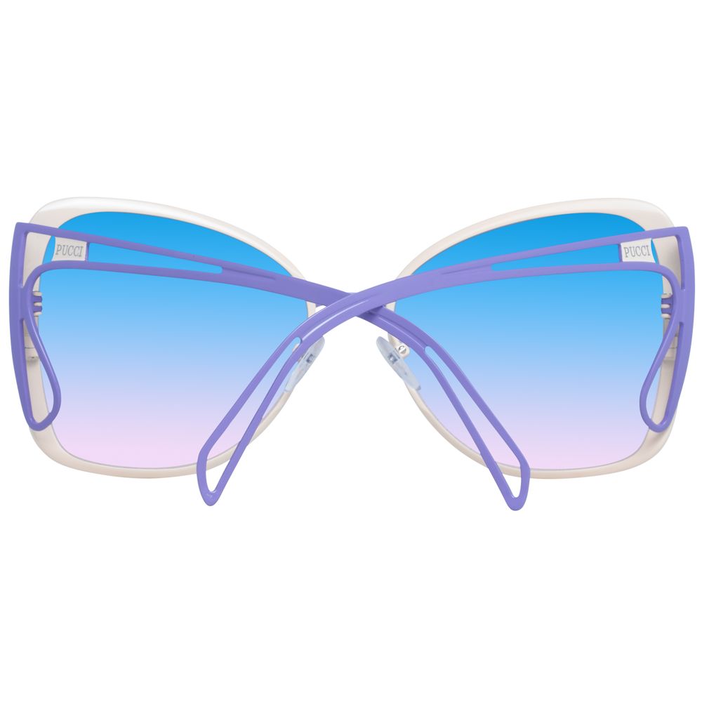 Emilio Pucci Beige Metal Sunglasses - Luxe Nova