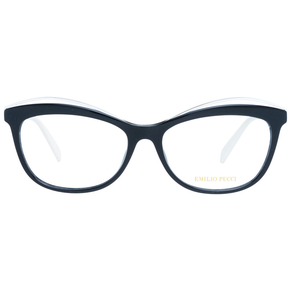 Emilio Pucci Black Metal & Plastic Glasses (Frames) - Luxe Nova