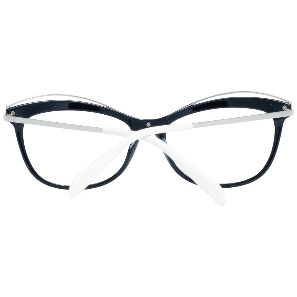 Emilio Pucci Black Metal & Plastic Glasses (Frames) - Luxe Nova
