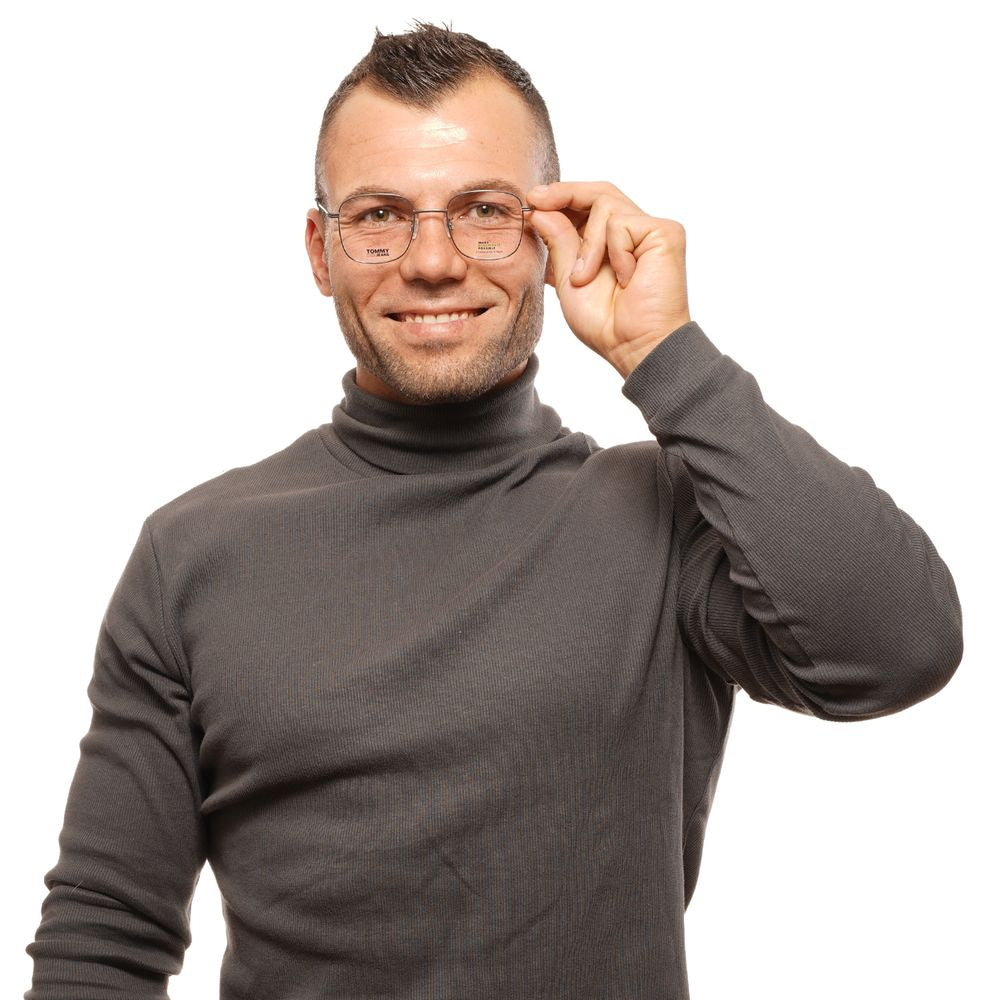 Tommy Hilfiger Gray Metal & Plastic Glasses (Frames) - Luxe Nova