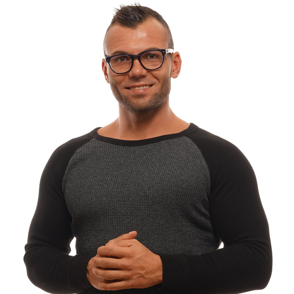 Ermenegildo Zegna Blue Plastic Glasses (Frames) - Luxe Nova