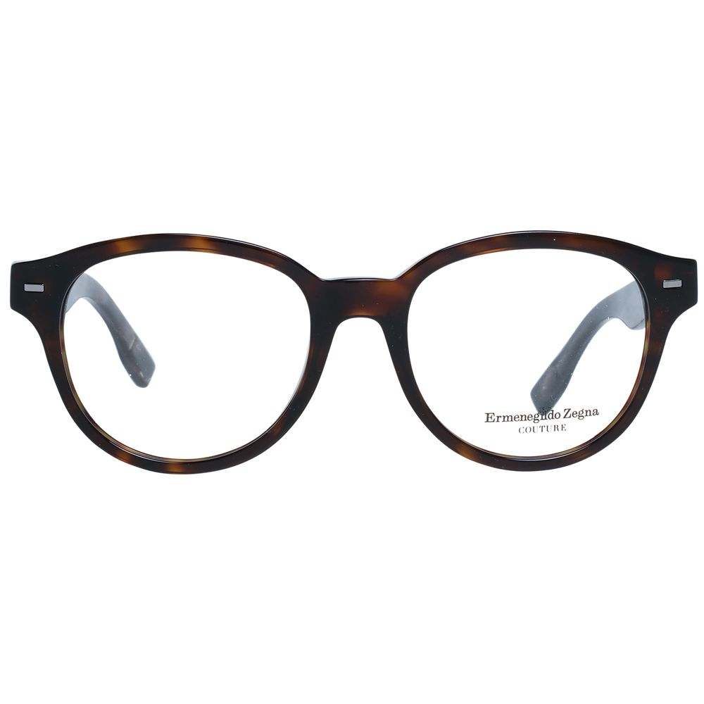 Ermenegildo Zegna Brown Plastic Glasses (Frames) - Luxe Nova