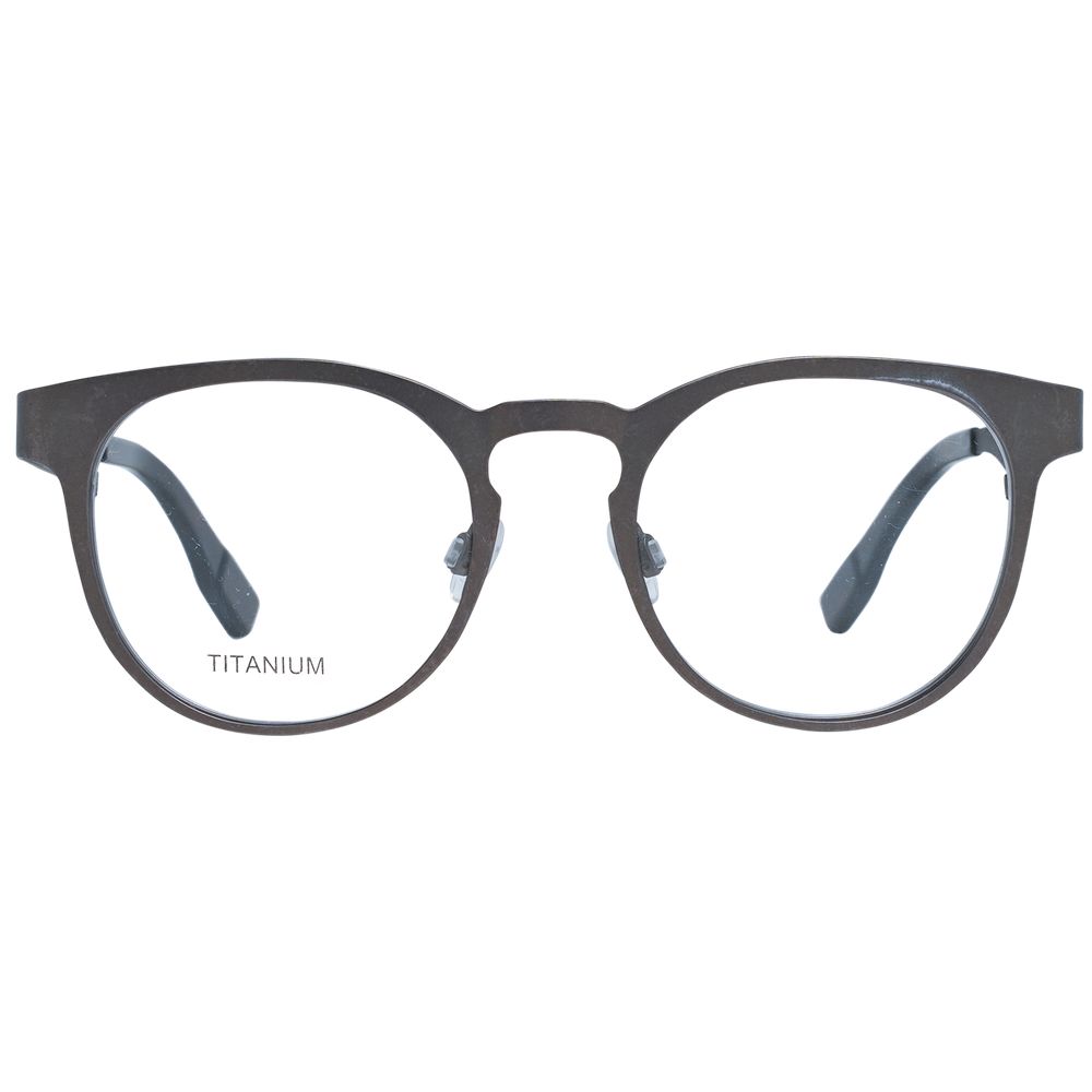 Ermenegildo Zegna Gray Titanium Glasses (Frames) - Luxe Nova