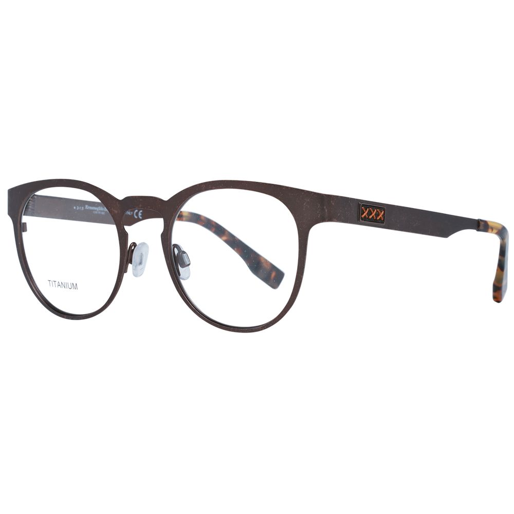 Ermenegildo Zegna Bronze Titanium Glasses (Frames) - Luxe Nova