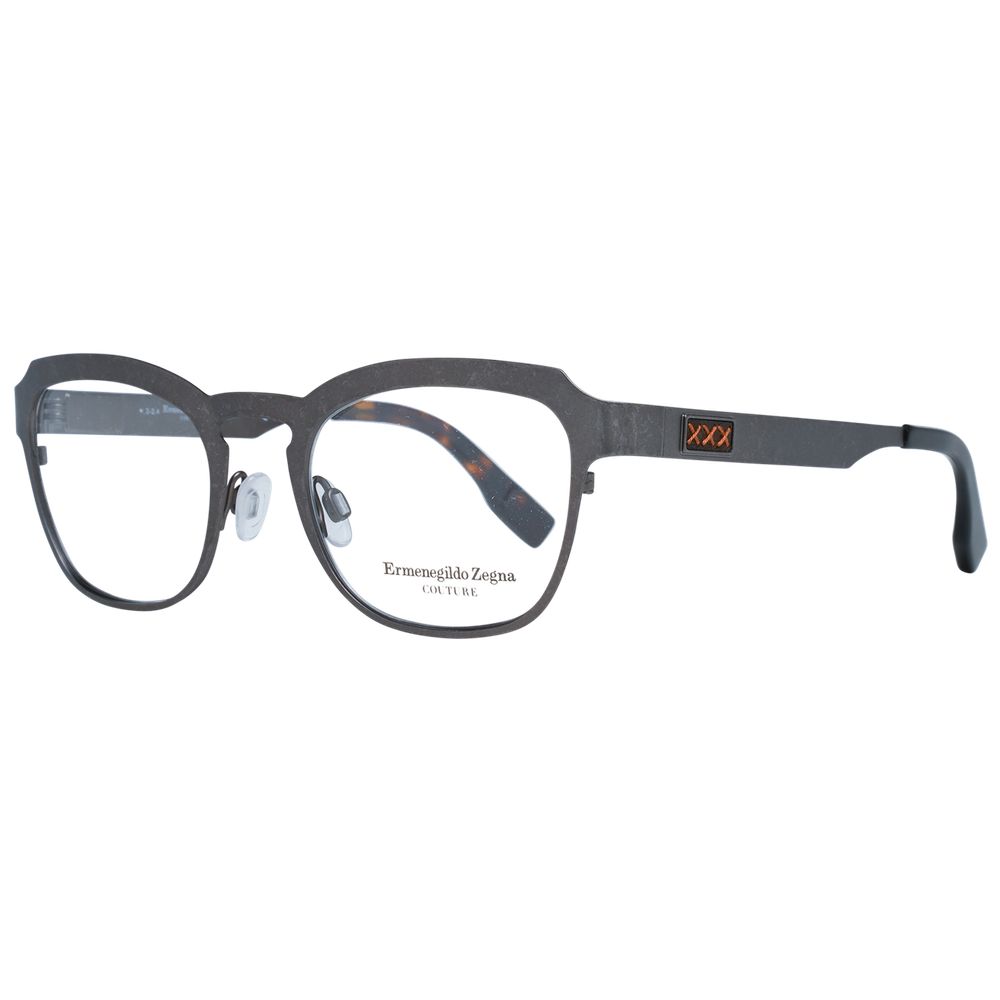 Ermenegildo Zegna Gray Titanium Glasses (Frames) - Luxe Nova