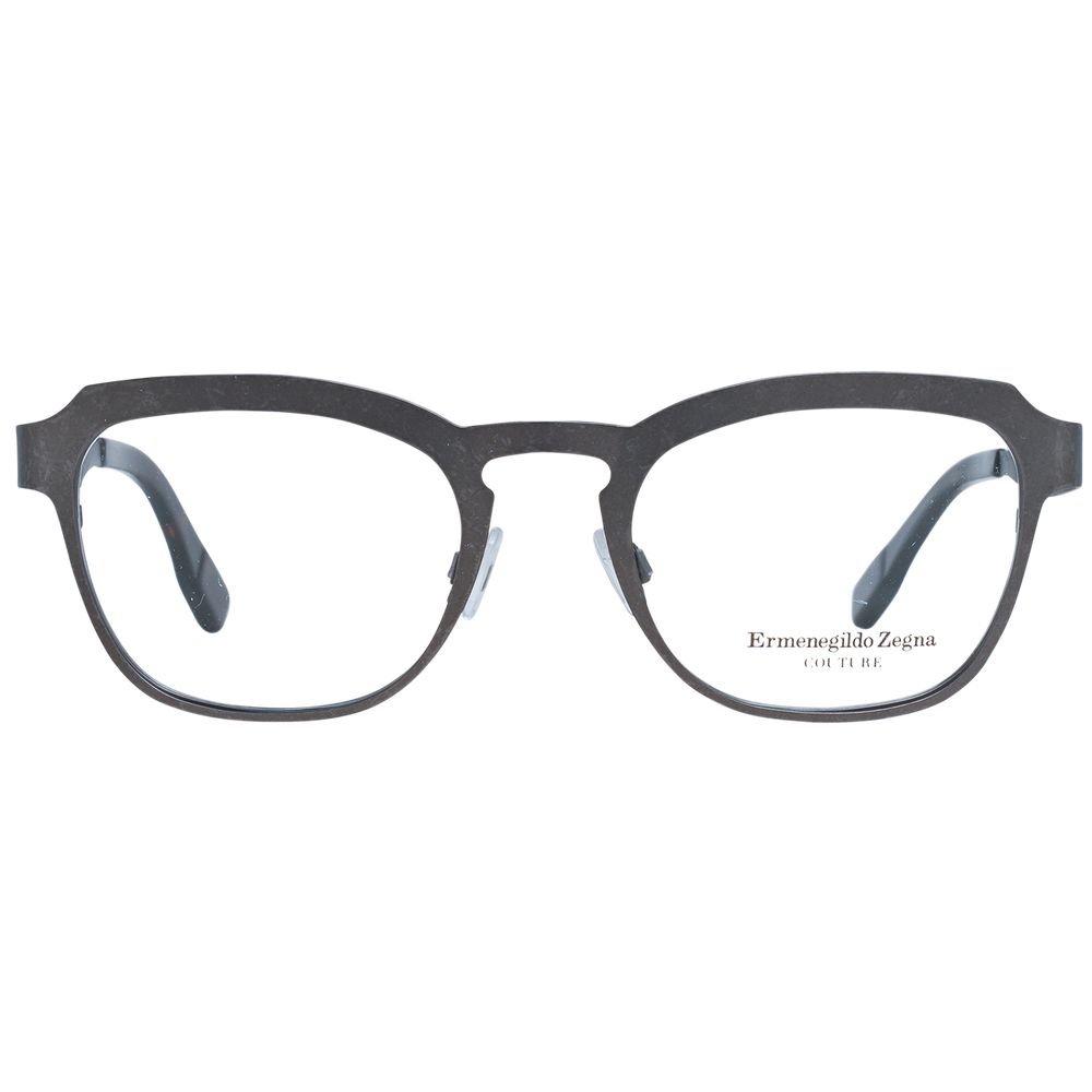 Ermenegildo Zegna Gray Titanium Glasses (Frames) - Luxe Nova