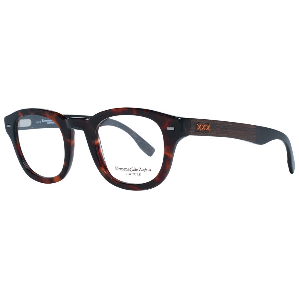 Ermenegildo Zegna Brown Plastic Glasses (Frames) - Luxe Nova