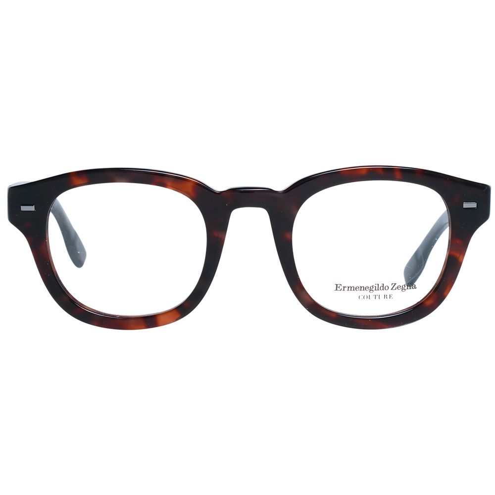 Ermenegildo Zegna Brown Plastic Glasses (Frames) - Luxe Nova
