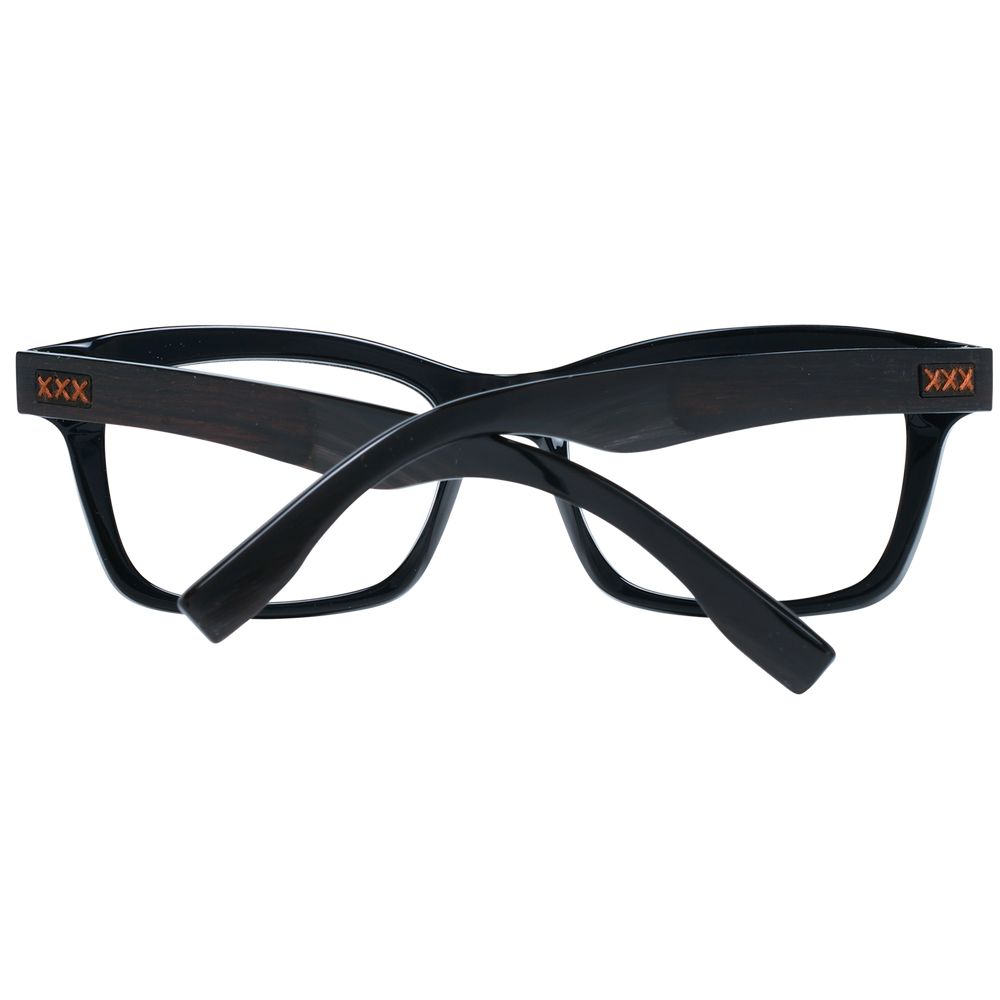 Ermenegildo Zegna Black Plastic Glasses (Frames) - Luxe Nova