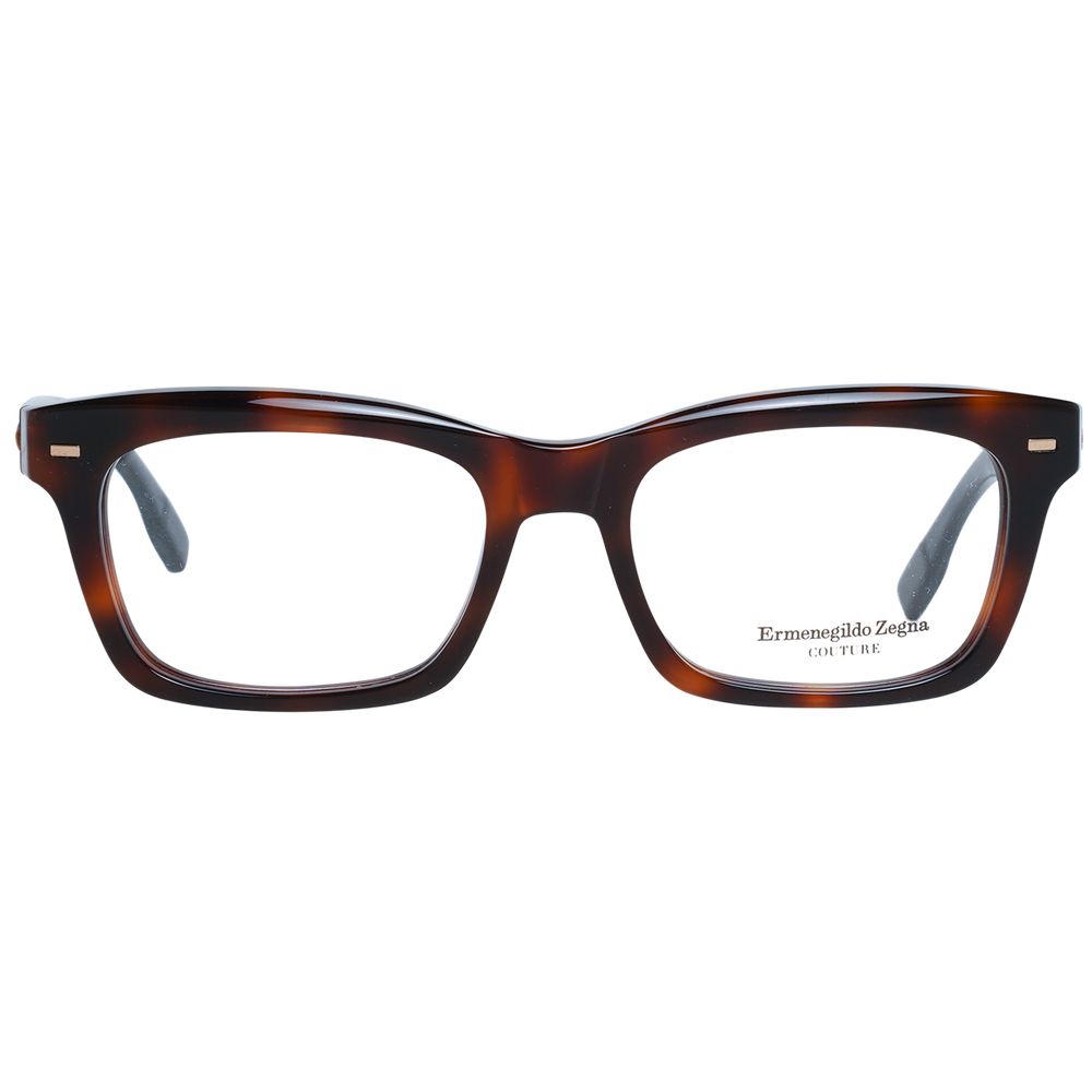 Ermenegildo Zegna Brown Plastic Glasses (Frames) - Luxe Nova