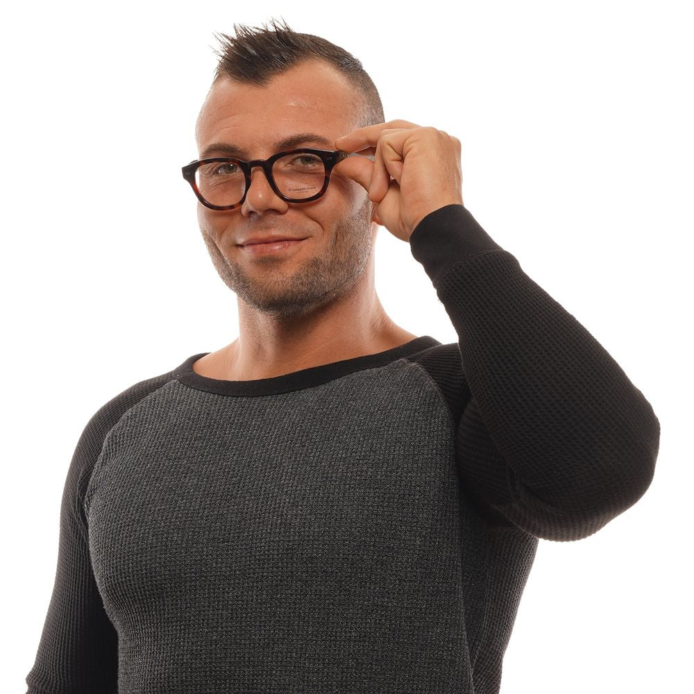 Ermenegildo Zegna Brown Plastic Glasses (Frames) - Luxe Nova