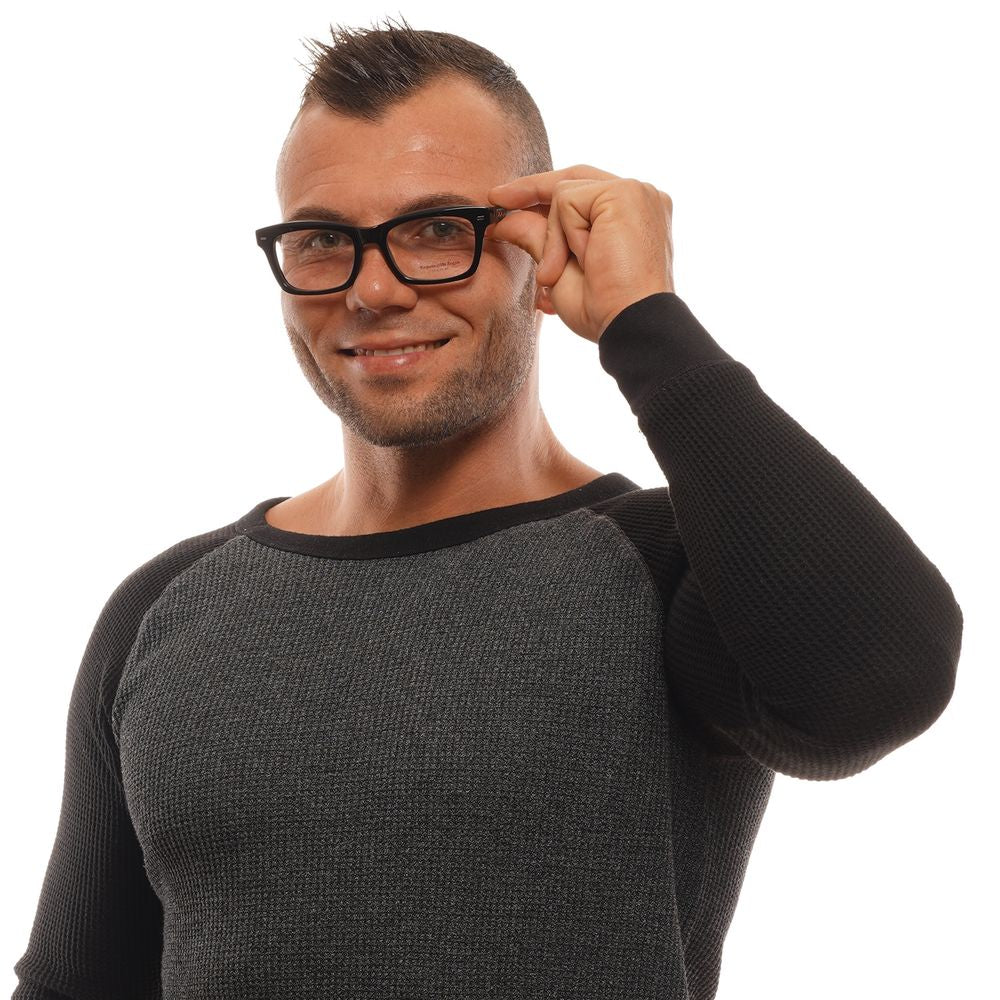 Ermenegildo Zegna Black Plastic Glasses (Frames) - Luxe Nova