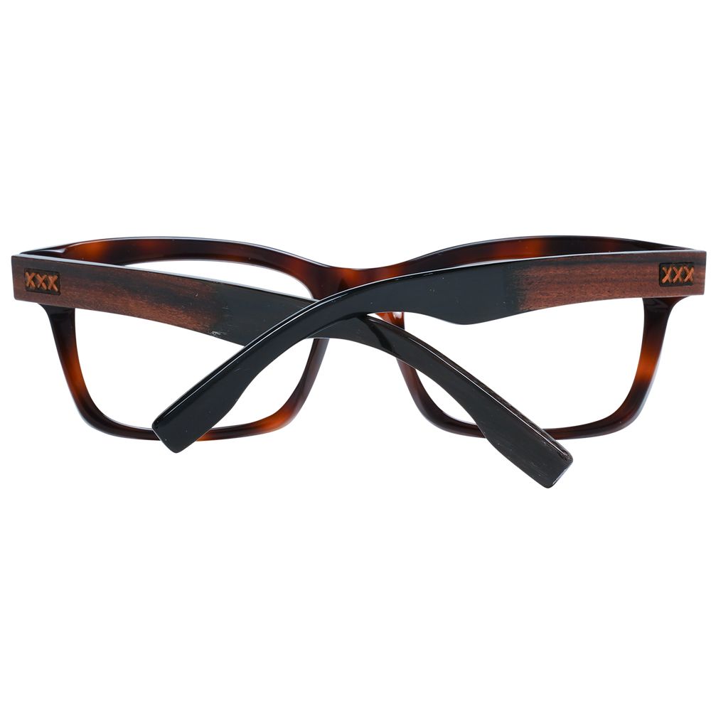 Ermenegildo Zegna Brown Plastic Glasses (Frames) - Luxe Nova