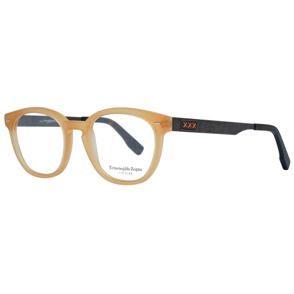 Ermenegildo Zegna Orange Metal & Plastic Glasses (Frames) - Luxe Nova