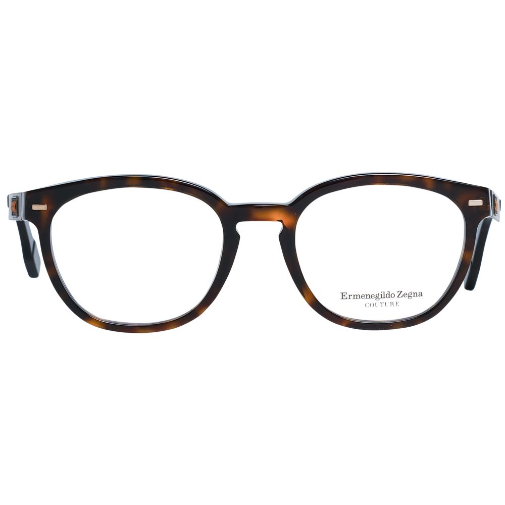 Ermenegildo Zegna Brown Plastic Glasses (Frames) - Luxe Nova
