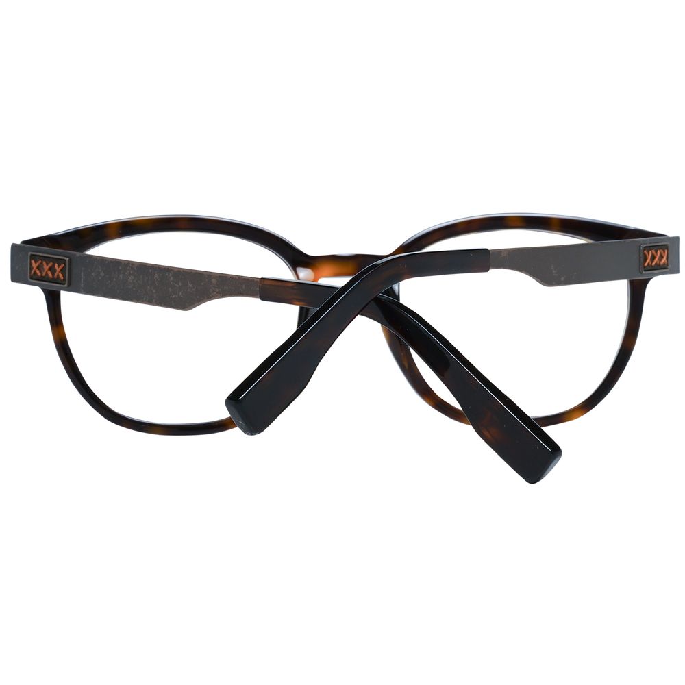 Ermenegildo Zegna Brown Plastic Glasses (Frames) - Luxe Nova