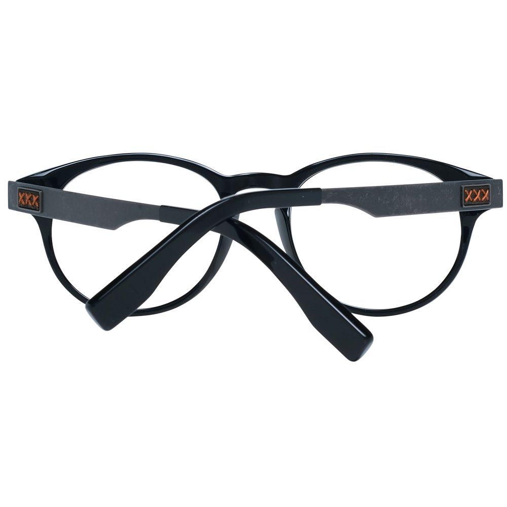Ermenegildo Zegna Black Plastic Glasses (Frames) - Luxe Nova
