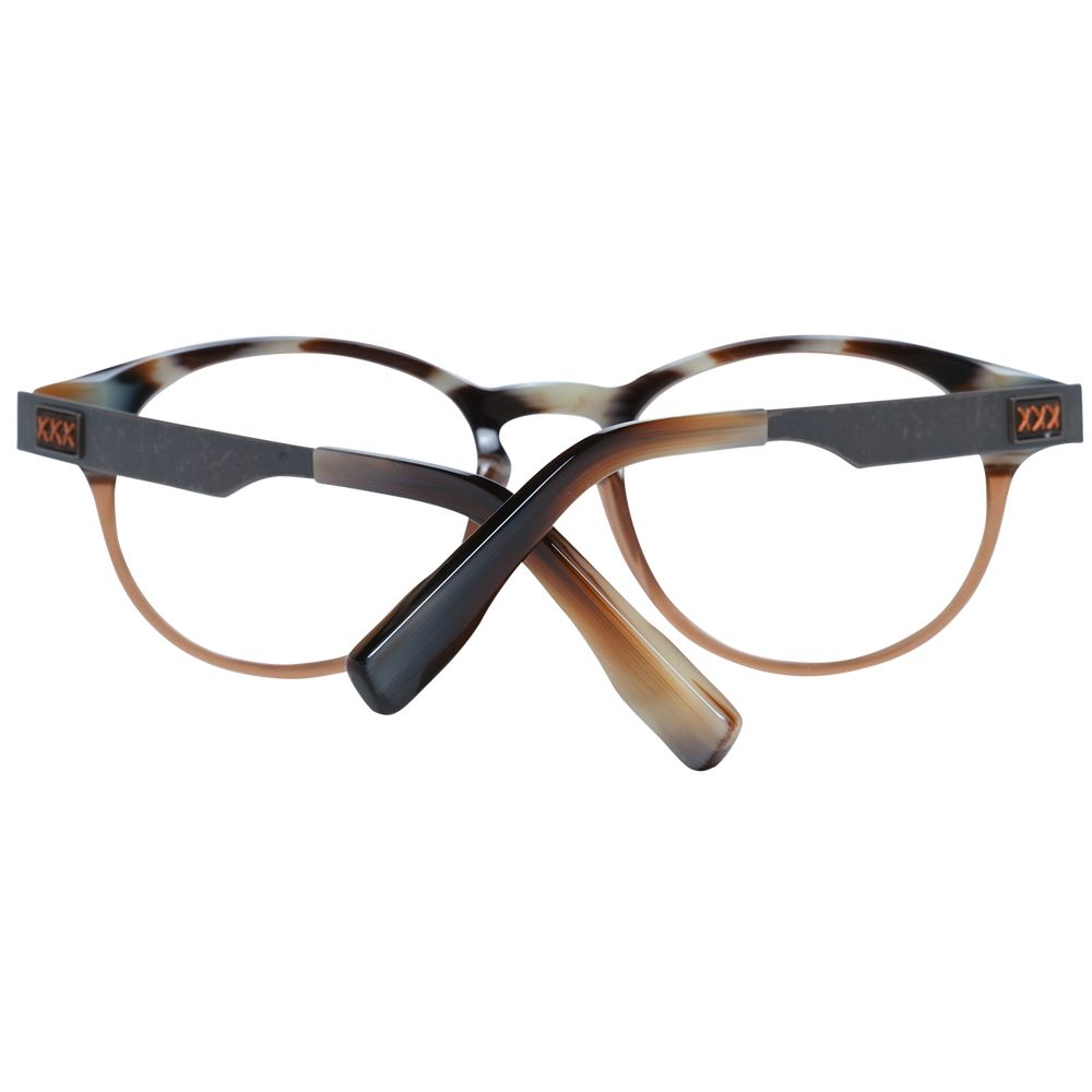 Ermenegildo Zegna Brown Plastic Glasses (Frames) - Luxe Nova