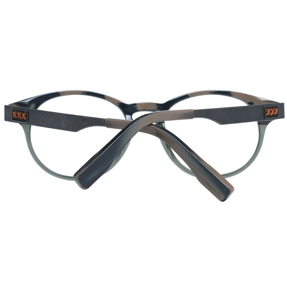 Ermenegildo Zegna Gray Plastic Glasses (Frames) - Luxe Nova