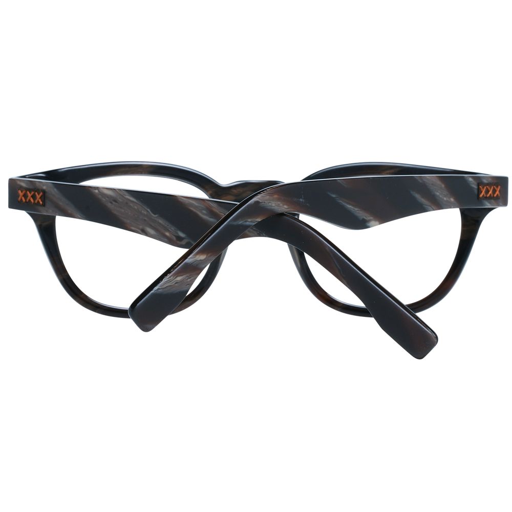 Ermenegildo Zegna Black Plastic Glasses (Frames) - Luxe Nova