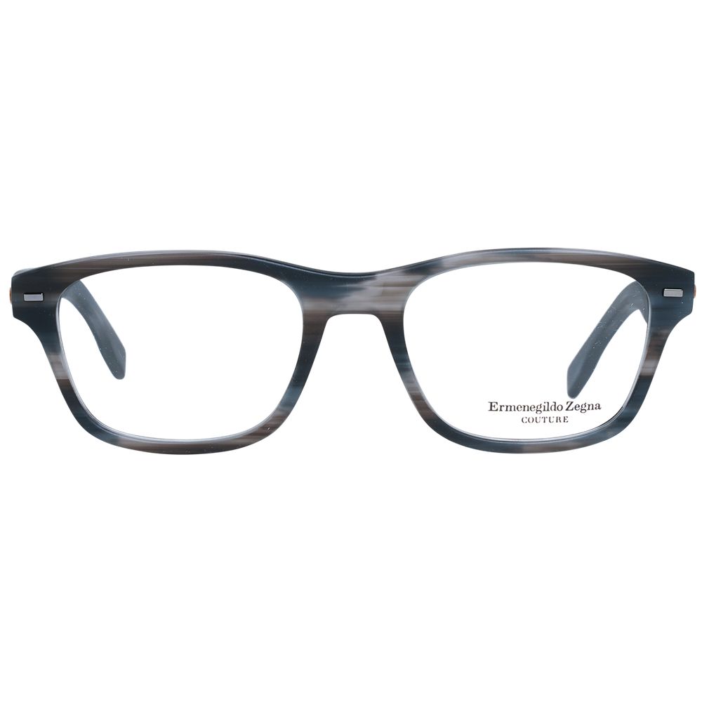 Ermenegildo Zegna Gray Plastic Glasses (Frames) - Luxe Nova