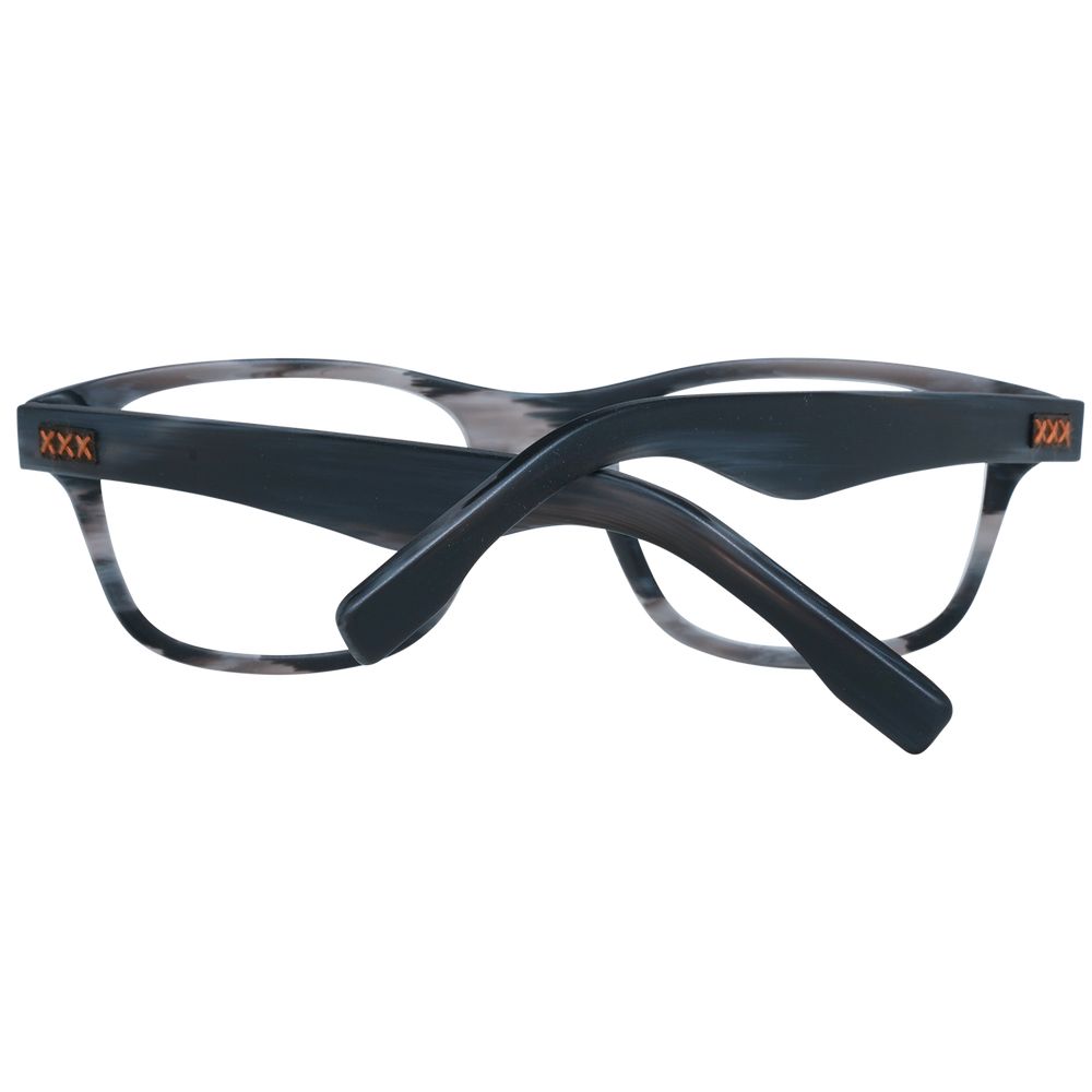 Ermenegildo Zegna Gray Plastic Glasses (Frames) - Luxe Nova