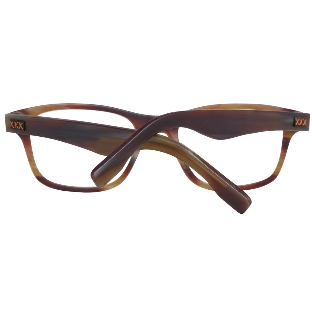 Ermenegildo Zegna Brown Plastic Glasses (Frames) - Luxe Nova