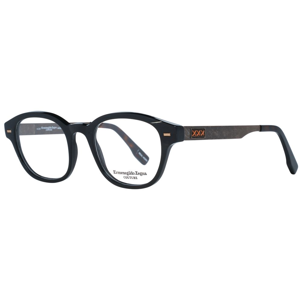 Ermenegildo Zegna Black Horn Glasses (Frames) - Luxe Nova