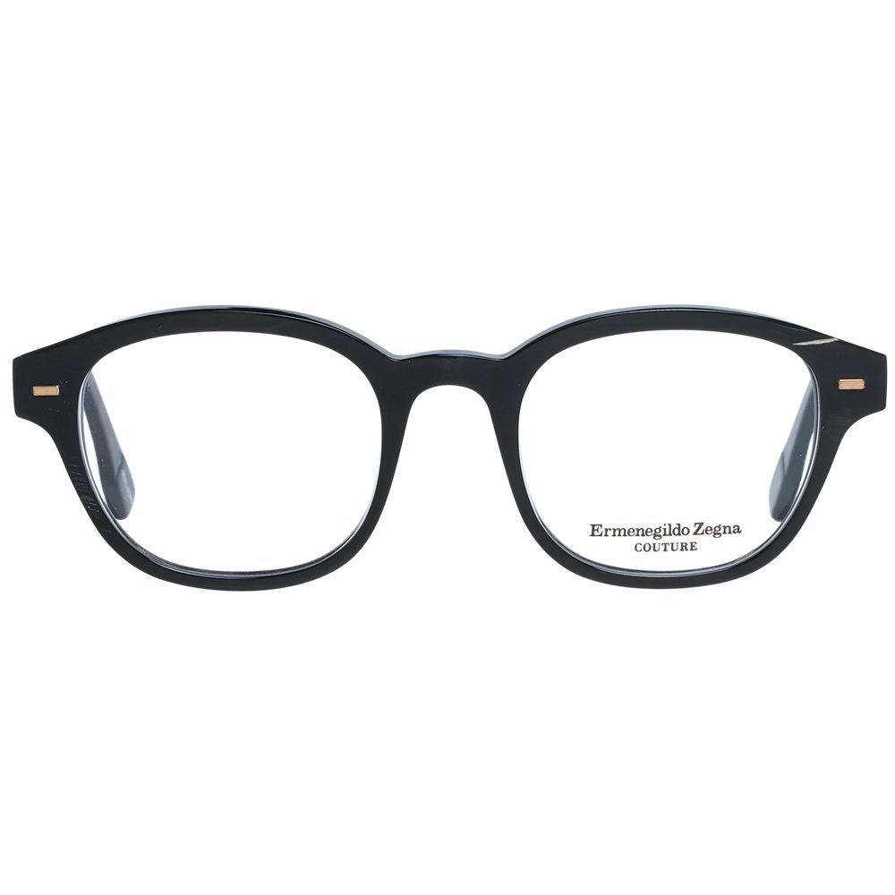 Ermenegildo Zegna Black Horn Glasses (Frames) - Luxe Nova