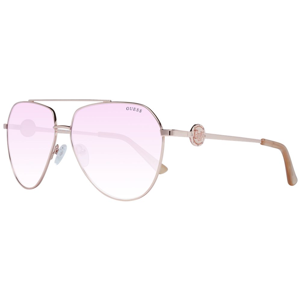 Guess Rose Gold Metal Sunglasses - Luxe Nova