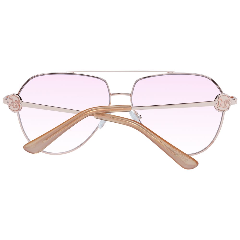 Guess Rose Gold Metal Sunglasses - Luxe Nova