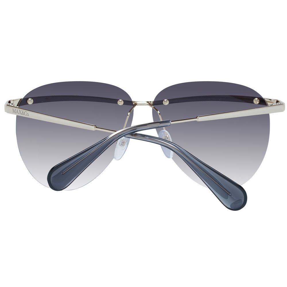 Max & Co Gold Metal Sunglasses - Luxe Nova