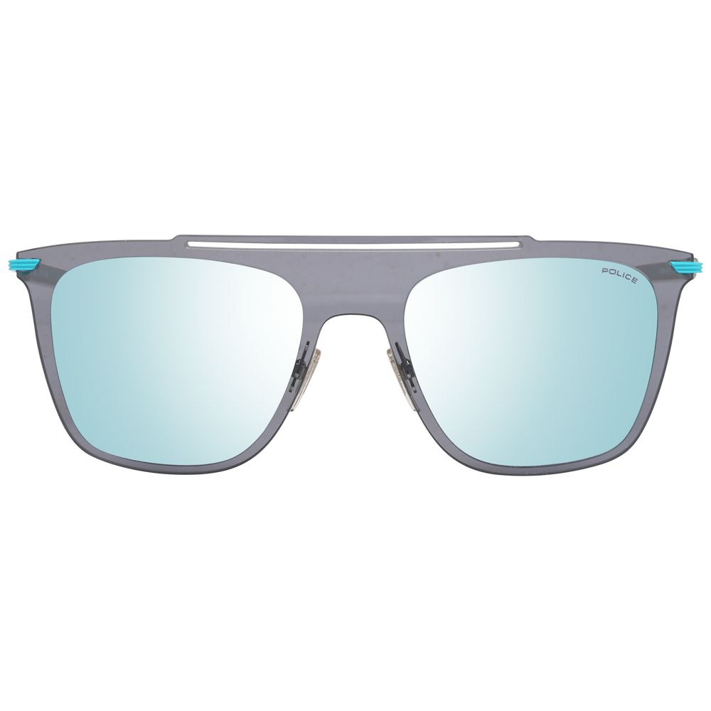 Police Blue Metal & Plastic Sunglasses