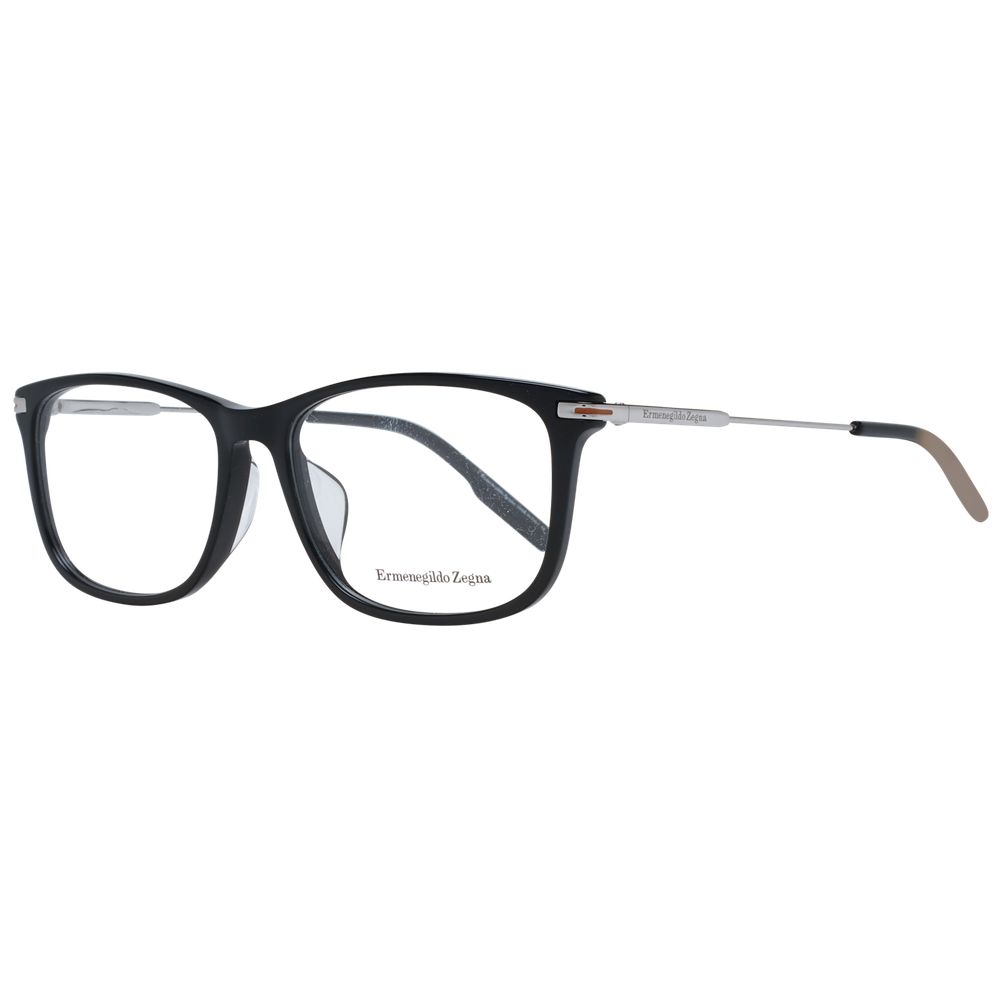 Ermenegildo Zegna Black Plastic Glasses (Frames) - Luxe Nova