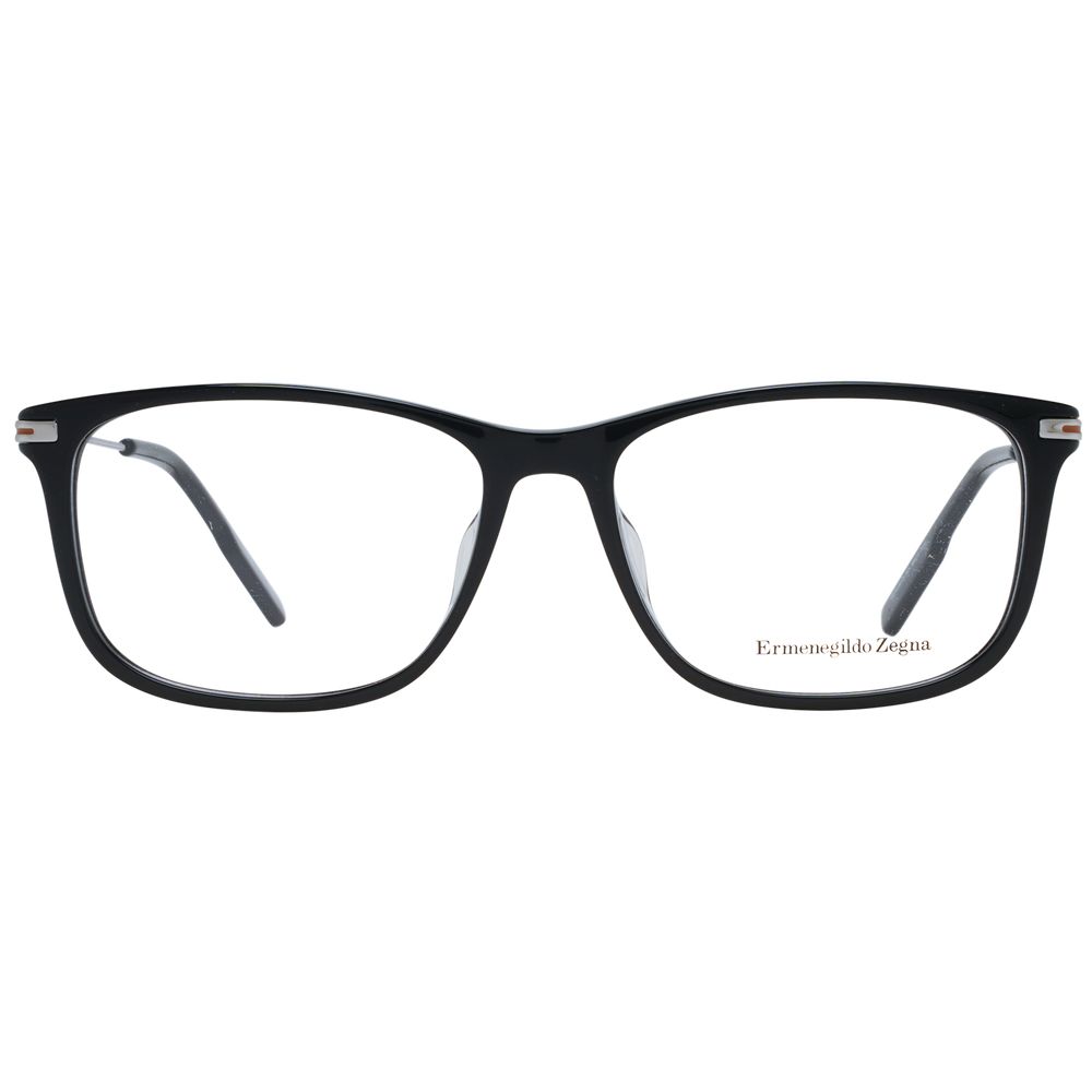 Ermenegildo Zegna Black Plastic Glasses (Frames) - Luxe Nova