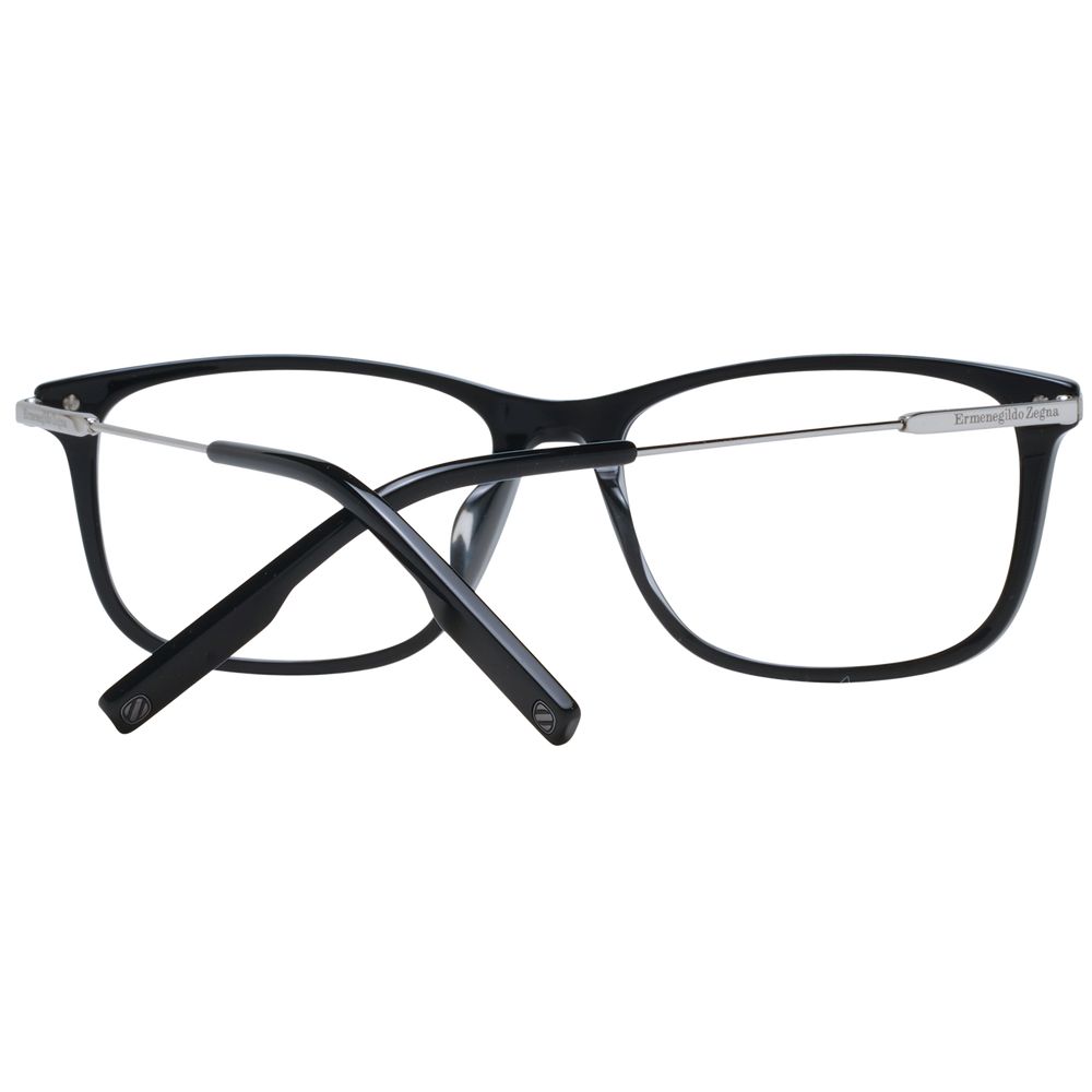 Ermenegildo Zegna Black Plastic Glasses (Frames) - Luxe Nova