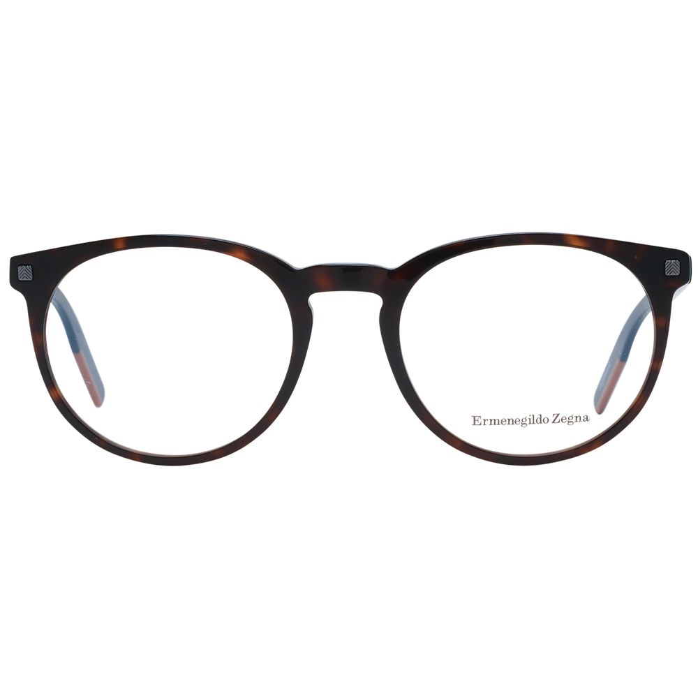 Ermenegildo Zegna Brown Plastic Glasses (Frames) - Luxe Nova