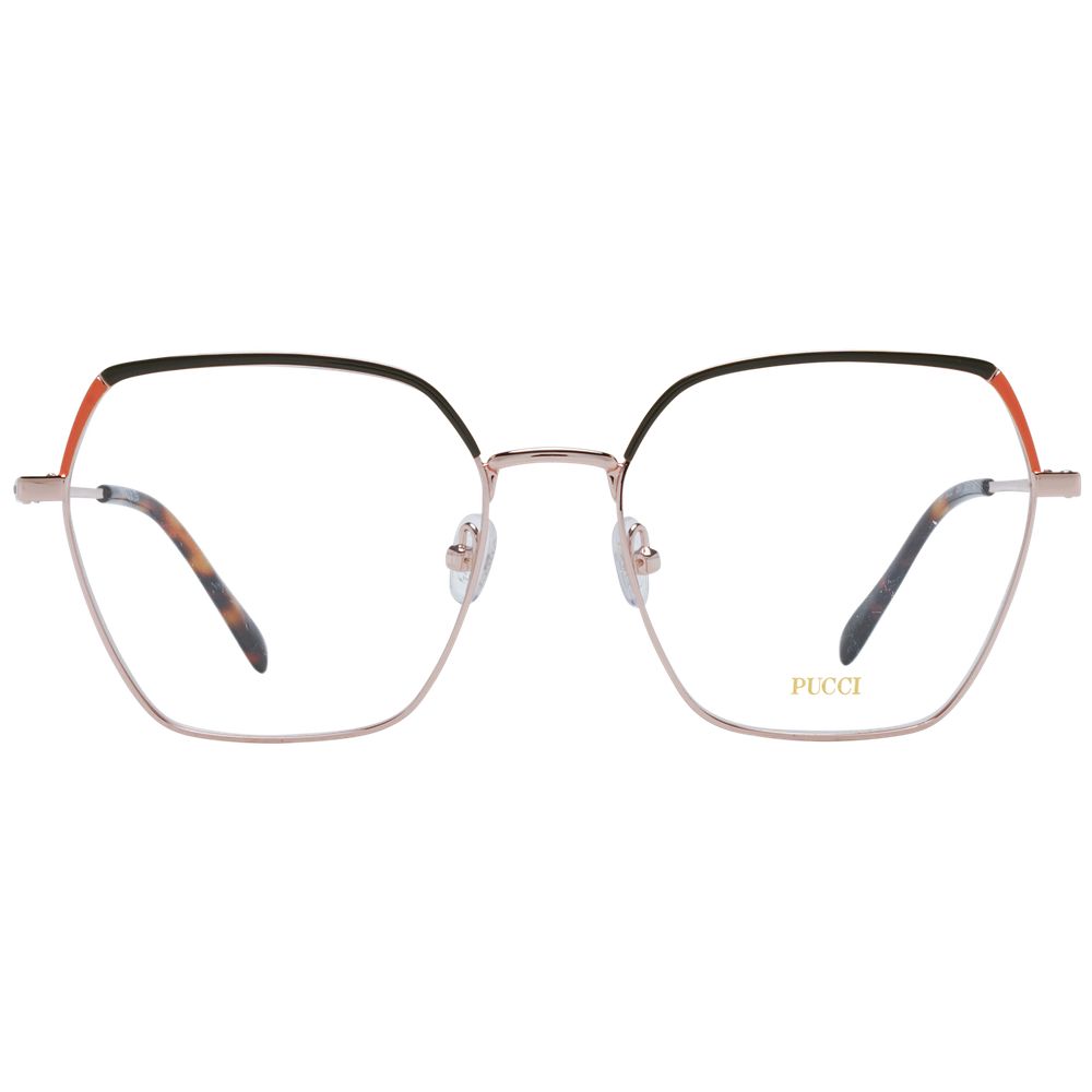 Emilio Pucci Rose Gold Metal Glasses (Frames) - Luxe Nova