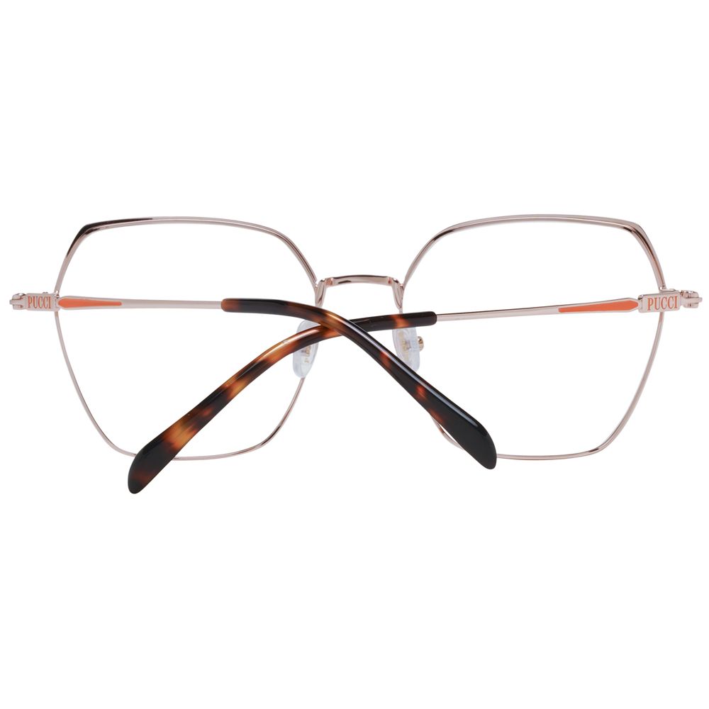 Emilio Pucci Rose Gold Metal Glasses (Frames) - Luxe Nova