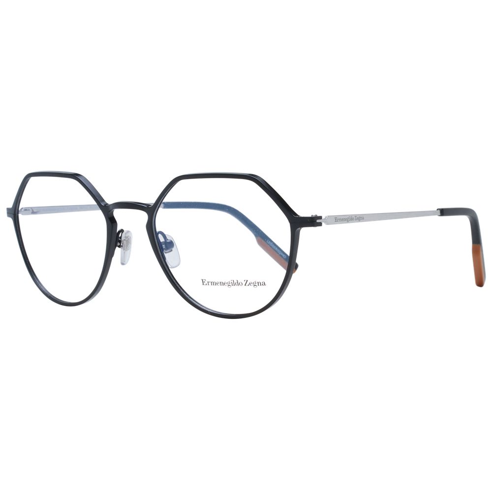 Ermenegildo Zegna Black Titanium Glasses (Frames) - Luxe Nova
