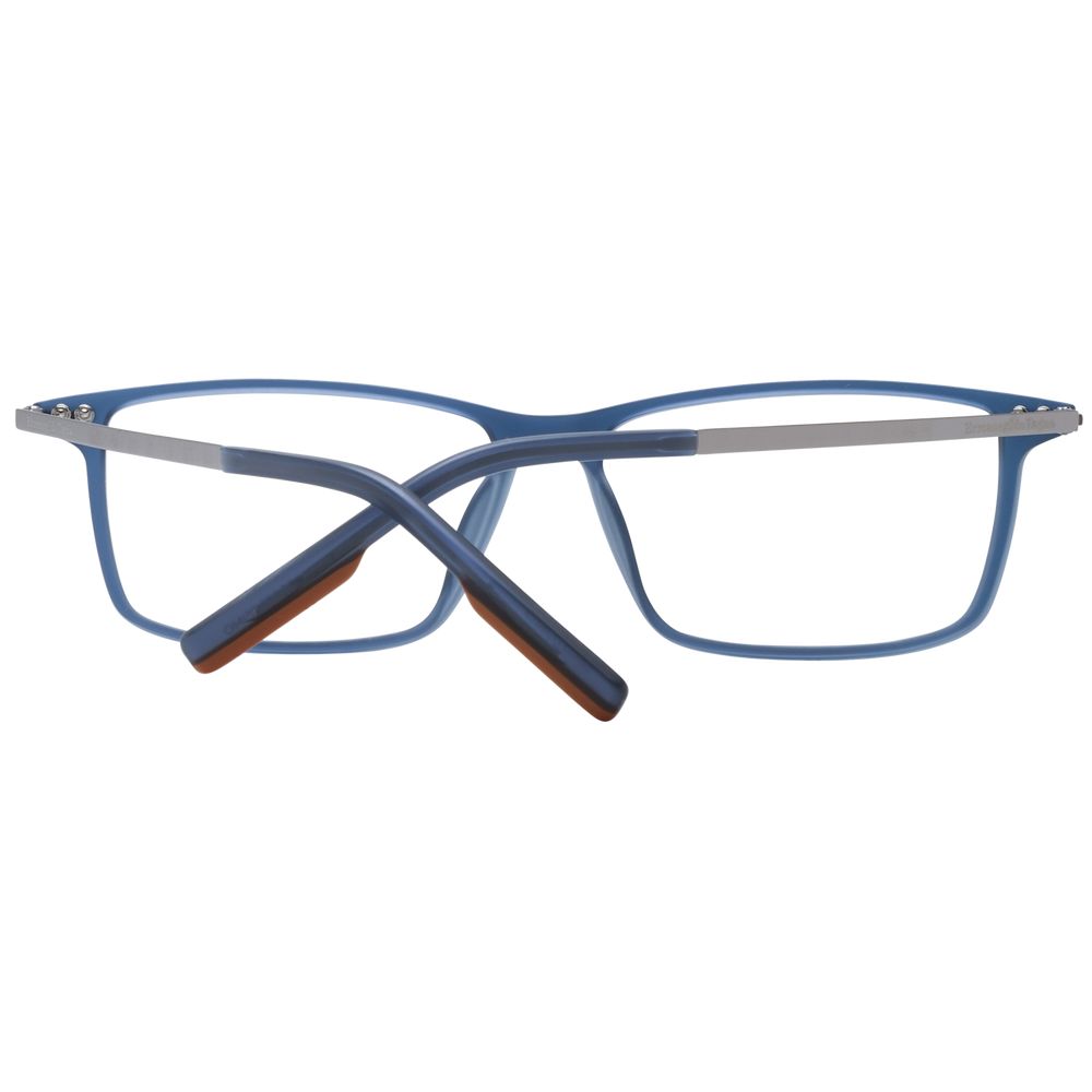 Ermenegildo Zegna Blue Plastic Glasses (Frames) - Luxe Nova