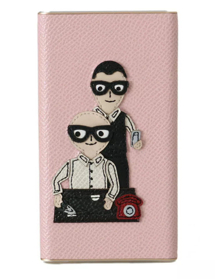 Dolce & Gabbana Charger USB Pink Leather #DGFAMILY Power Bank - Luxe Nova