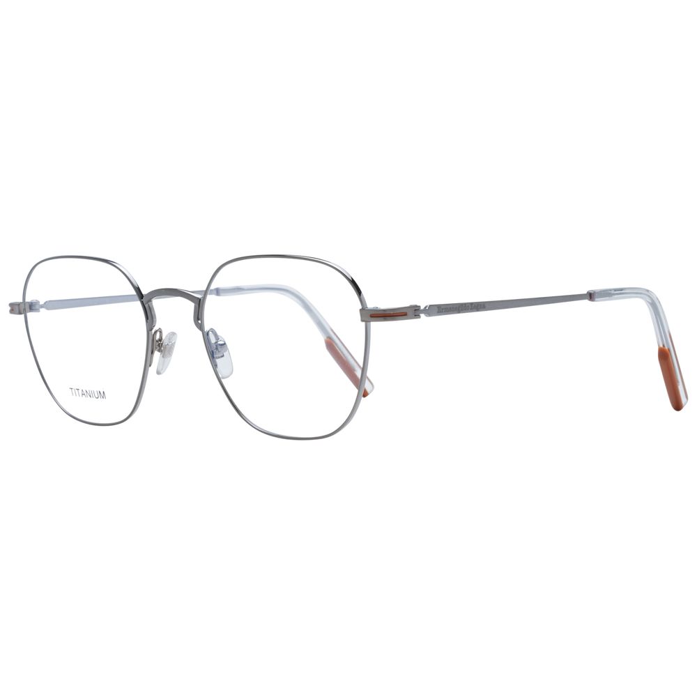 Ermenegildo Zegna Gray Titanium Glasses (Frames) - Luxe Nova