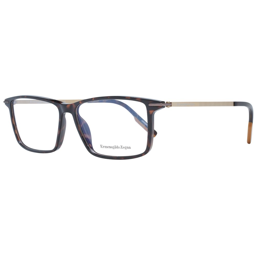 Ermenegildo Zegna Brown Plastic Glasses (Frames) - Luxe Nova