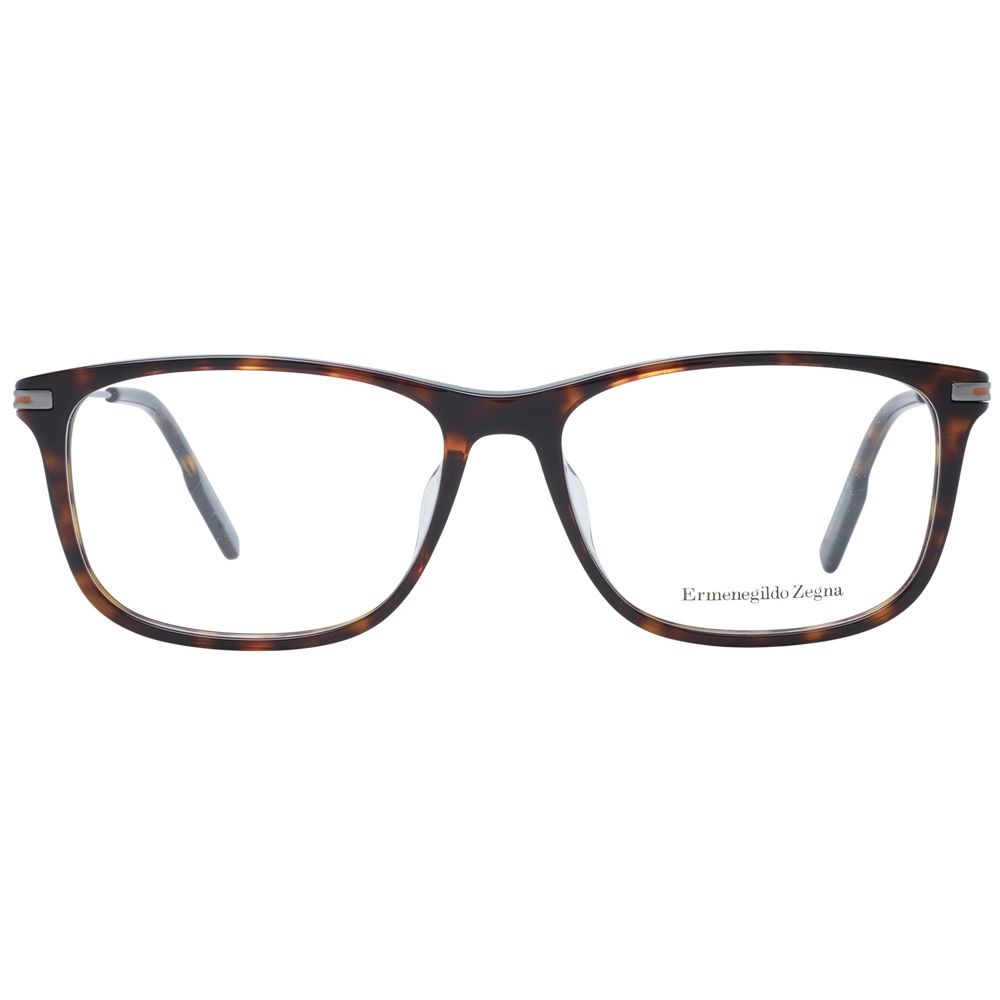Ermenegildo Zegna Brown Plastic Glasses (Frames) - Luxe Nova