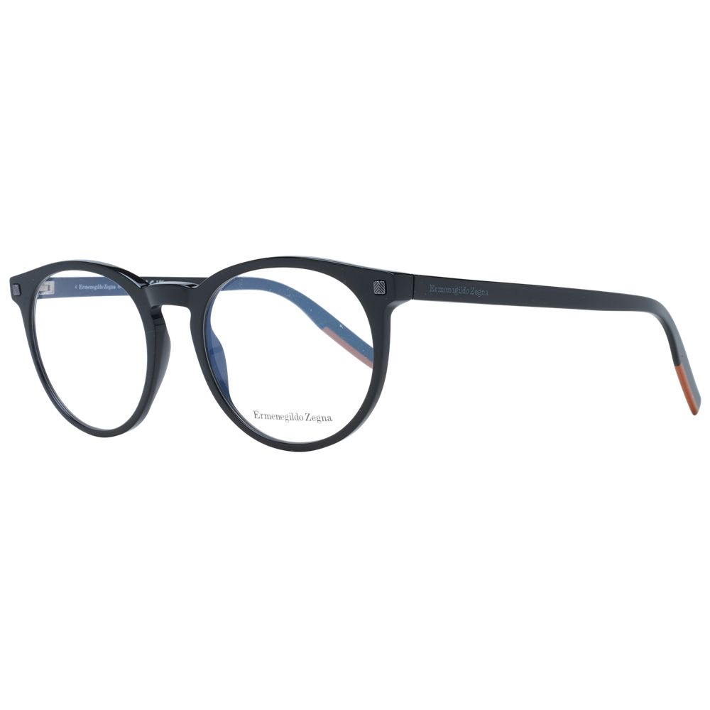 Ermenegildo Zegna Black Plastic Glasses (Frames) - Luxe Nova