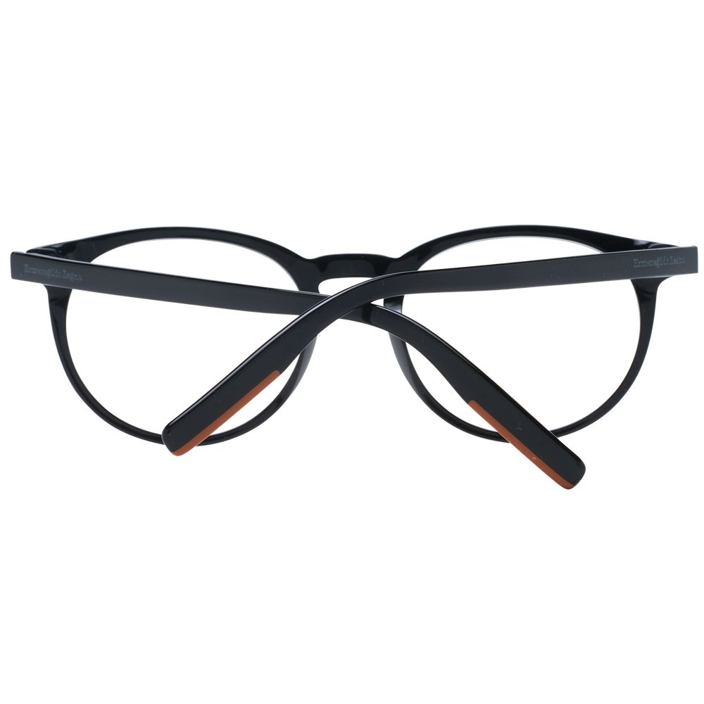 Ermenegildo Zegna Black Plastic Glasses (Frames) - Luxe Nova