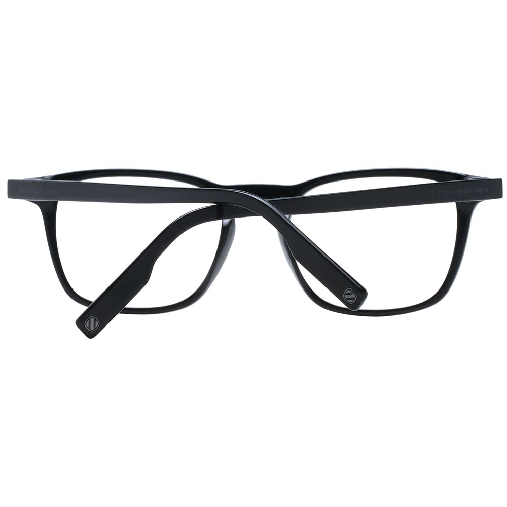Ermenegildo Zegna Black Plastic Glasses (Frames) - Luxe Nova