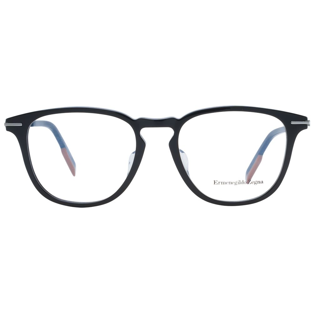 Ermenegildo Zegna Black Plastic Glasses (Frames) - Luxe Nova
